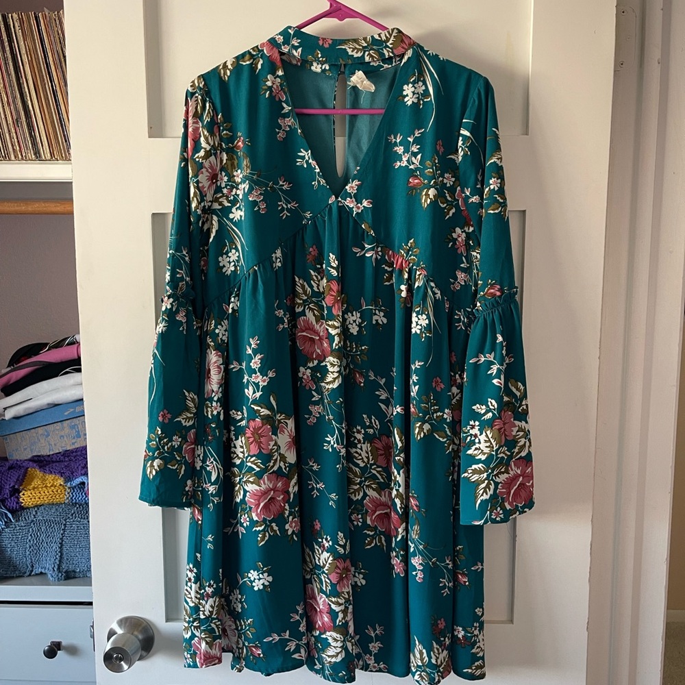Spring floral dress